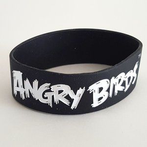 Angry Birds Silicone/Rubber Wristband by Toynk 1"Wide